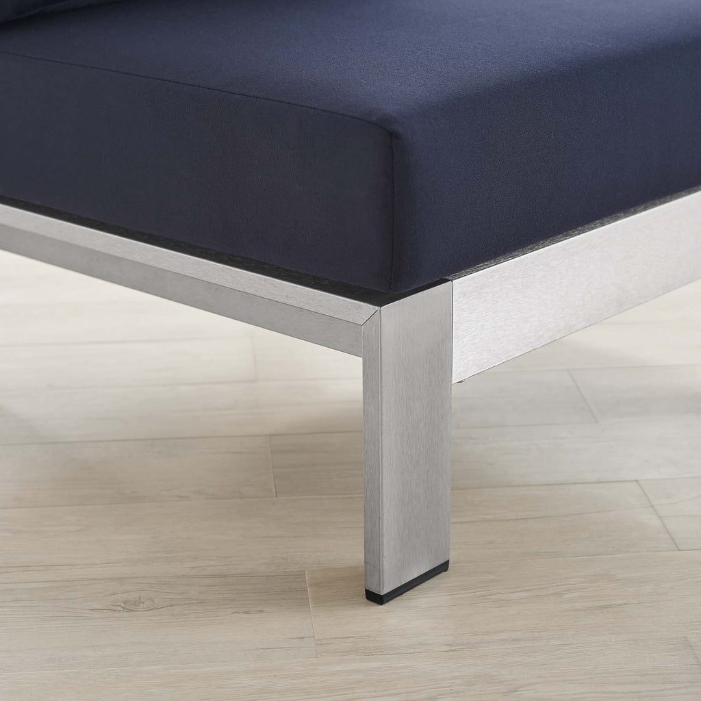 Shore Sunbrella¨ Fabric Aluminum Outdoor Patio Armless Chair by Modway