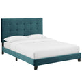 Melanie Tufted Button Upholstered Performance Velvet Full Platform Bed by Modway