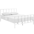 Dower Stainless Steel Queen Bed by Modway