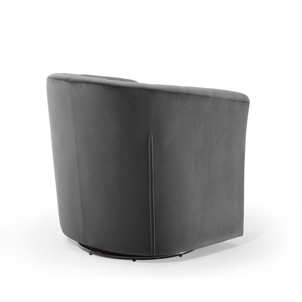 Prospect Tufted Performance Velvet Swivel Armchair by Modway
