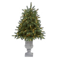 3.5' South Carolina Spruce Artificial Christmas Tree w/ 100 White Warm Light
