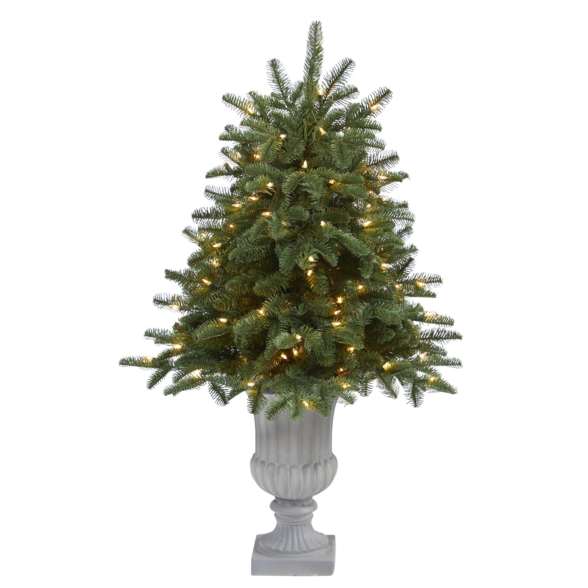 3.5' South Carolina Spruce Artificial Christmas Tree w/ 100 White Warm Light