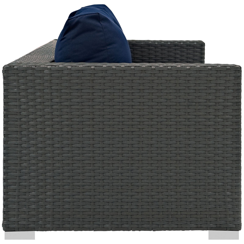 Sojourn Outdoor Patio Sunbrella¨ Sofa by Modway