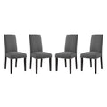 Parcel Fabric Dining Side Chair Set of 4 by Modway