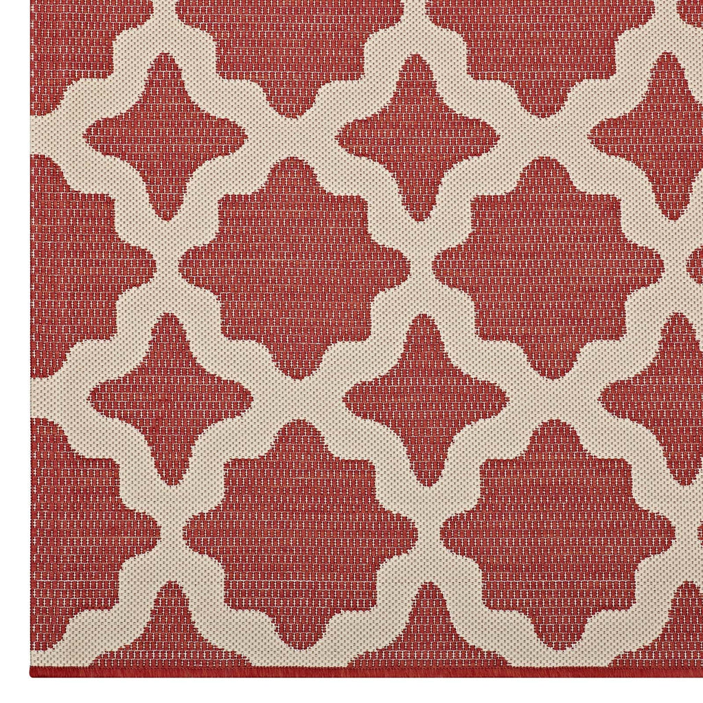 Cerelia Moroccan Trellis Indoor and Outdoor 8x10 Area Rug by Modway