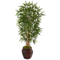 5' Bamboo Tree in Weave Design Planter