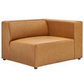 Mingle Vegan Leather Right-Arm Chair by Modway