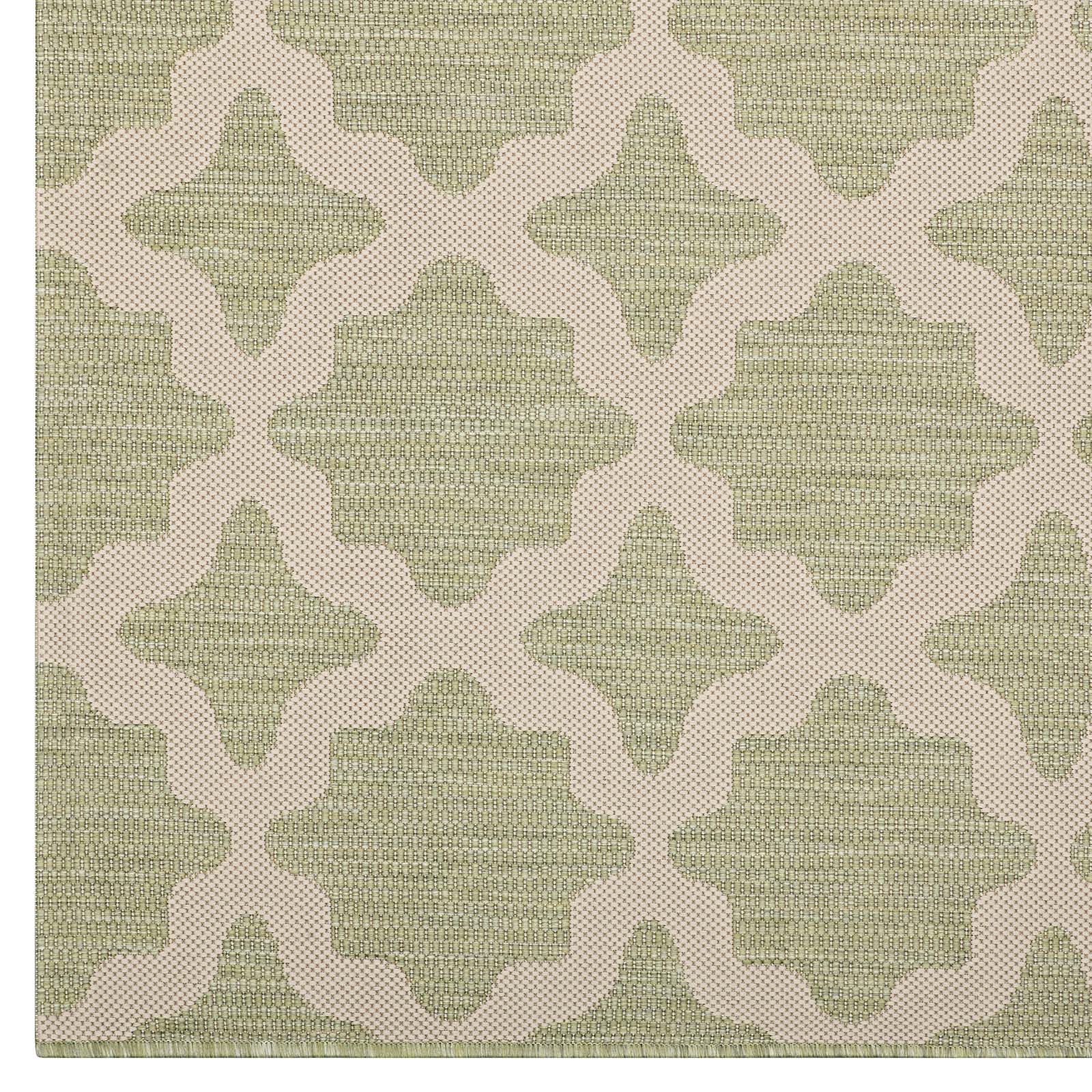 Cerelia Moroccan Trellis Indoor and Outdoor 8x10 Area Rug by Modway