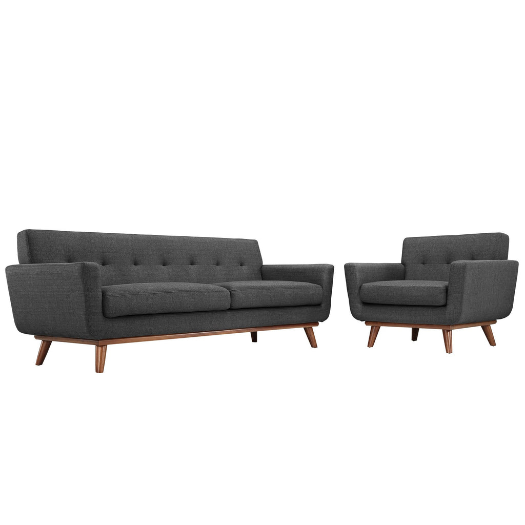 Engage Armchair and Sofa Set of 2 by Modway