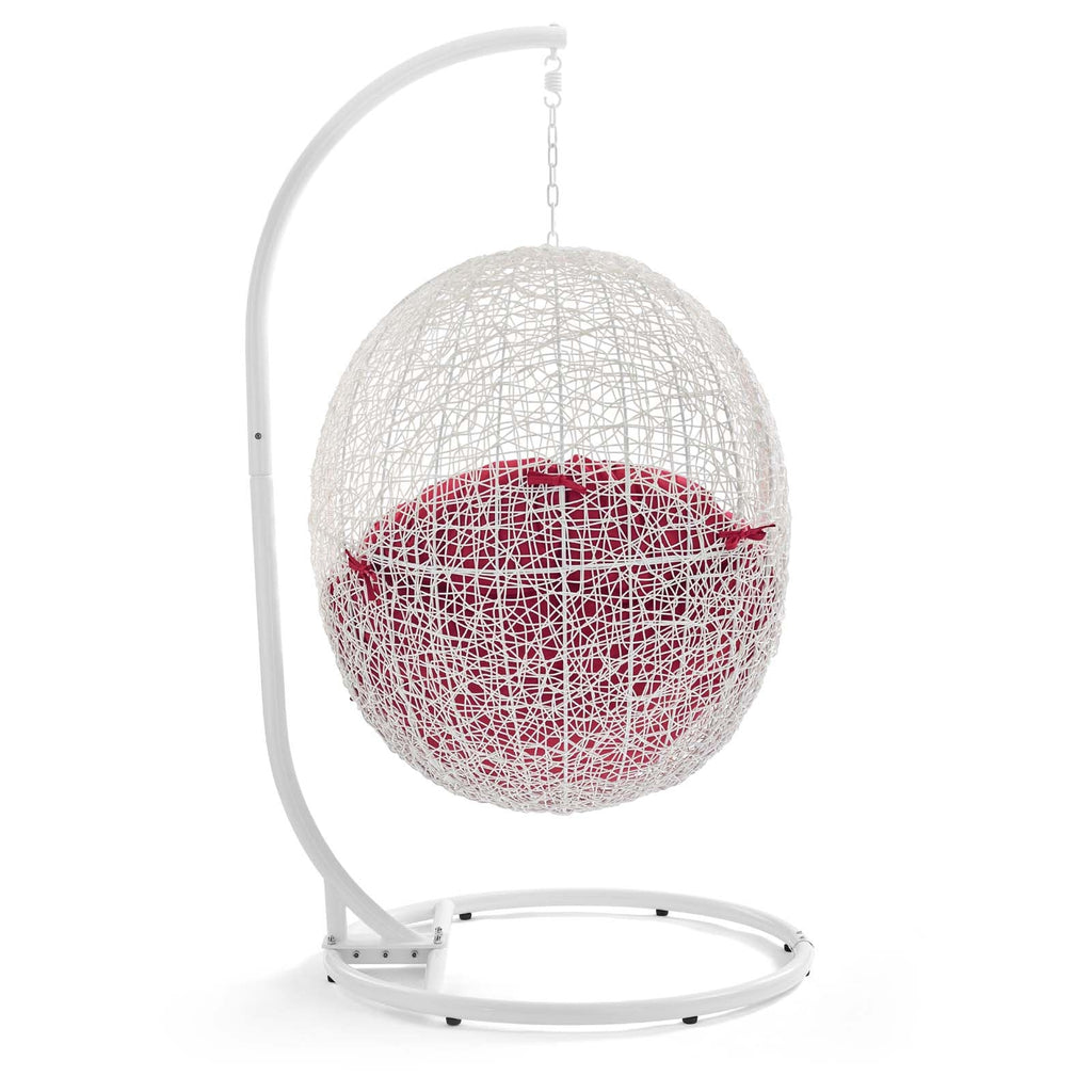 Hide Outdoor Patio Swing Chair With Stand by Modway