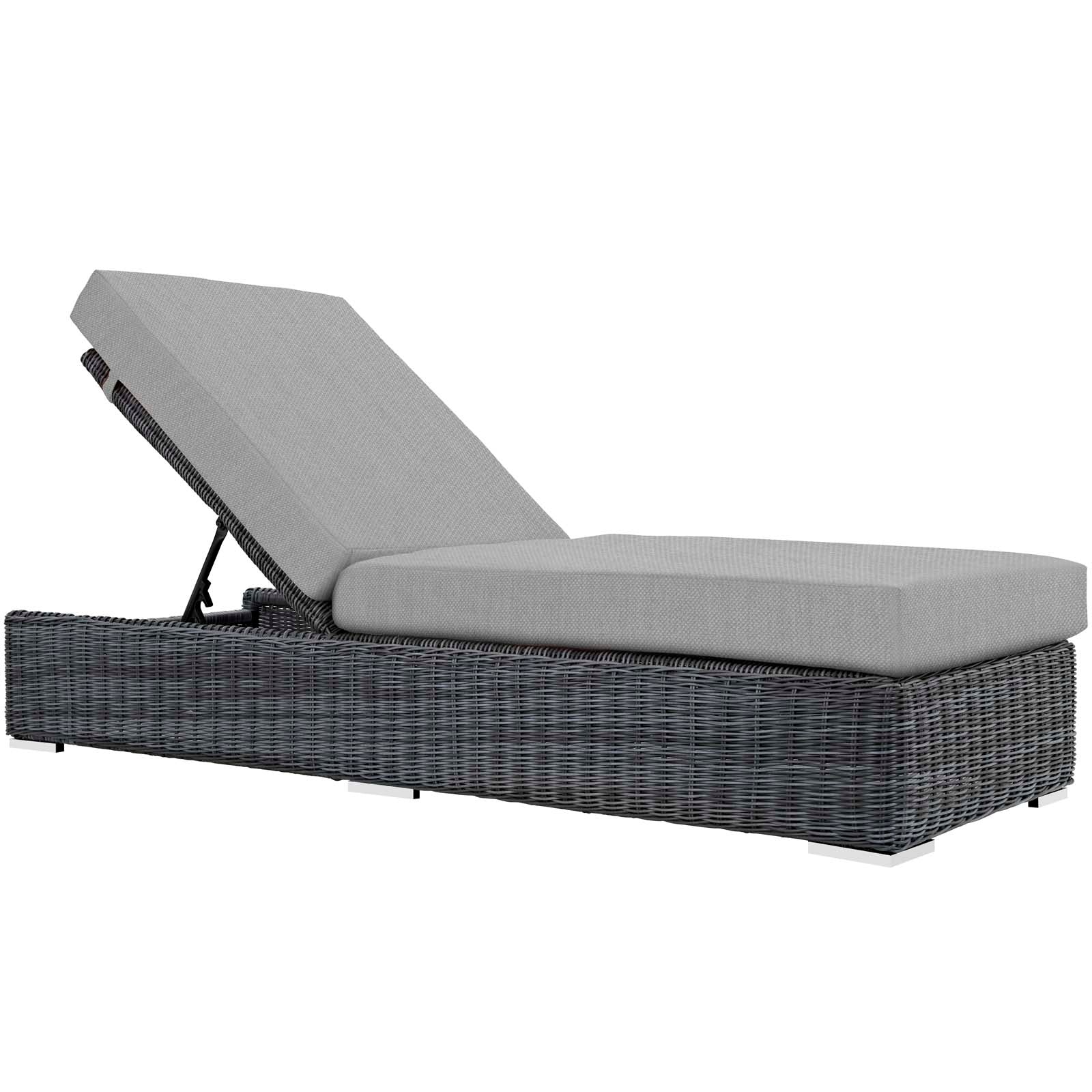 Summon Outdoor Patio Sunbrella¨ Chaise Lounge by Modway