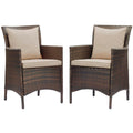 Conduit Outdoor Patio Dining Armchair Set of 2