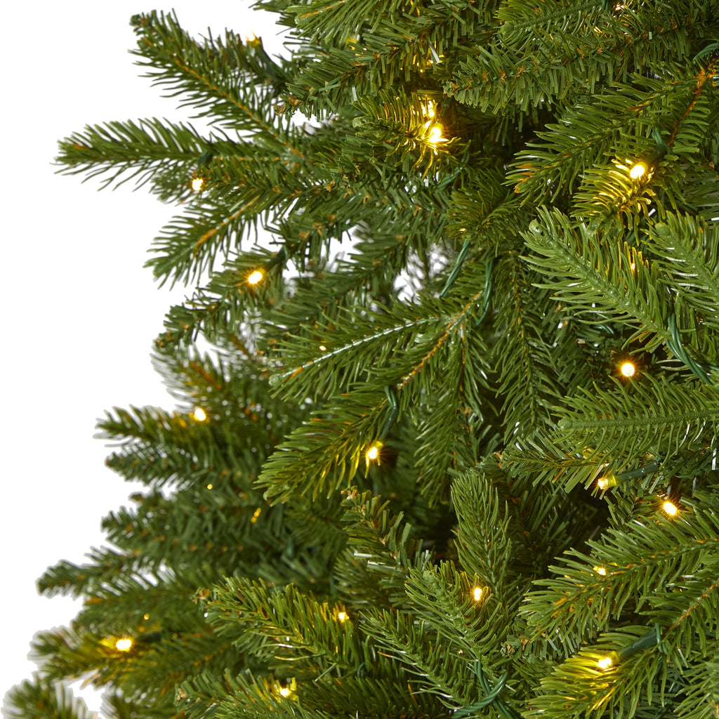 9' Sierra Spruce 'Natural Look' Artificial Christmas Tree w/ 1000 Clear LED