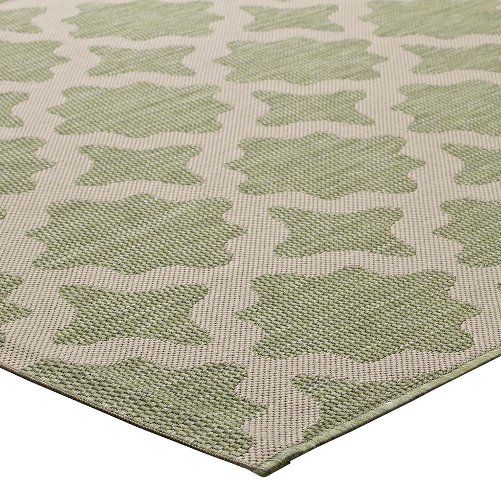 Cerelia Moroccan Trellis Indoor and Outdoor 8x10 Area Rug by Modway