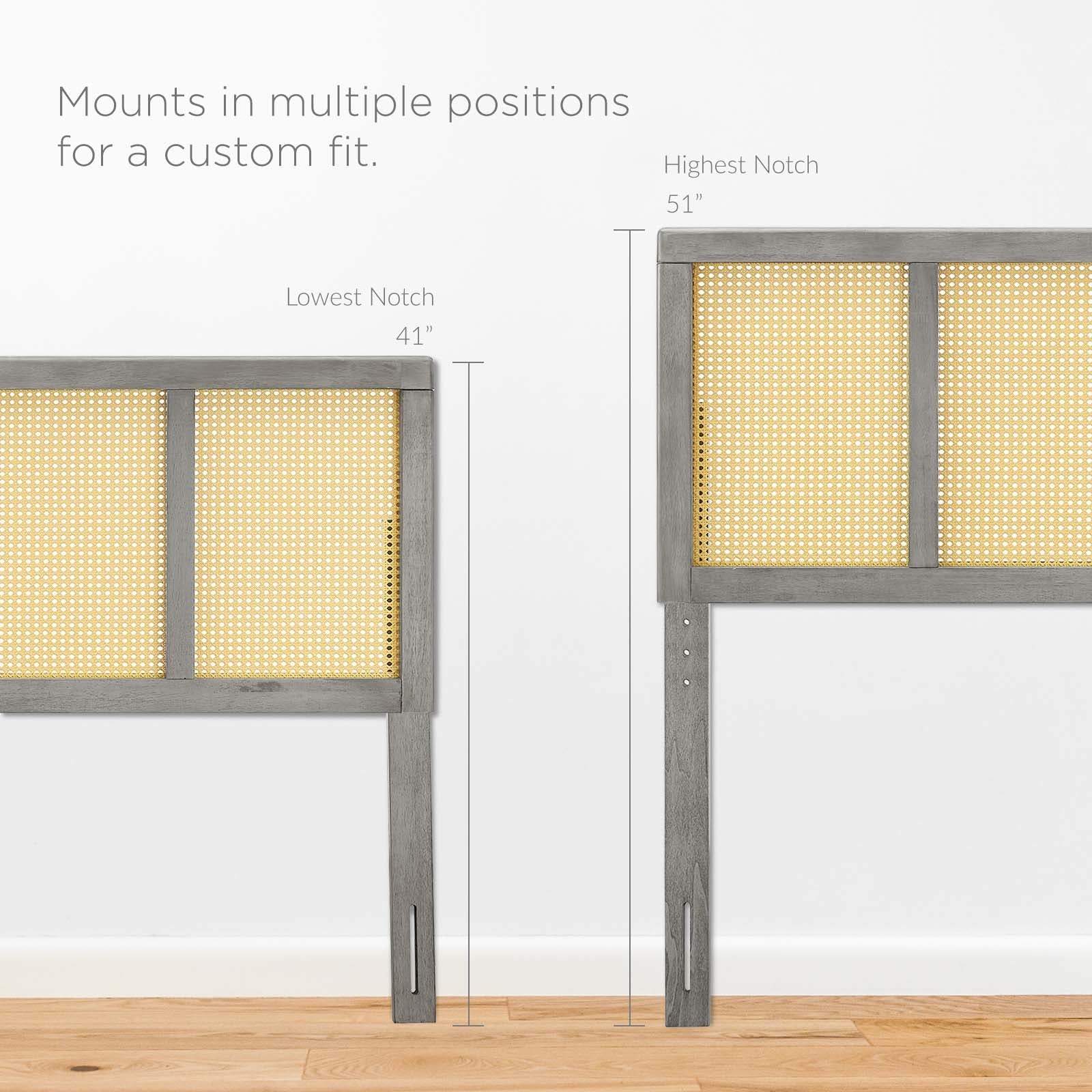 Delmare Cane Full Headboard by Modway