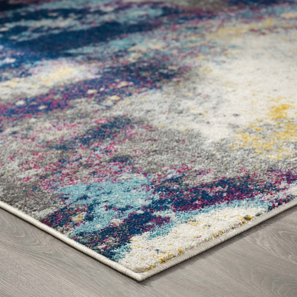 Entourage Adeline Contemporary Modern Abstract 8x10 Area Rug by Modway