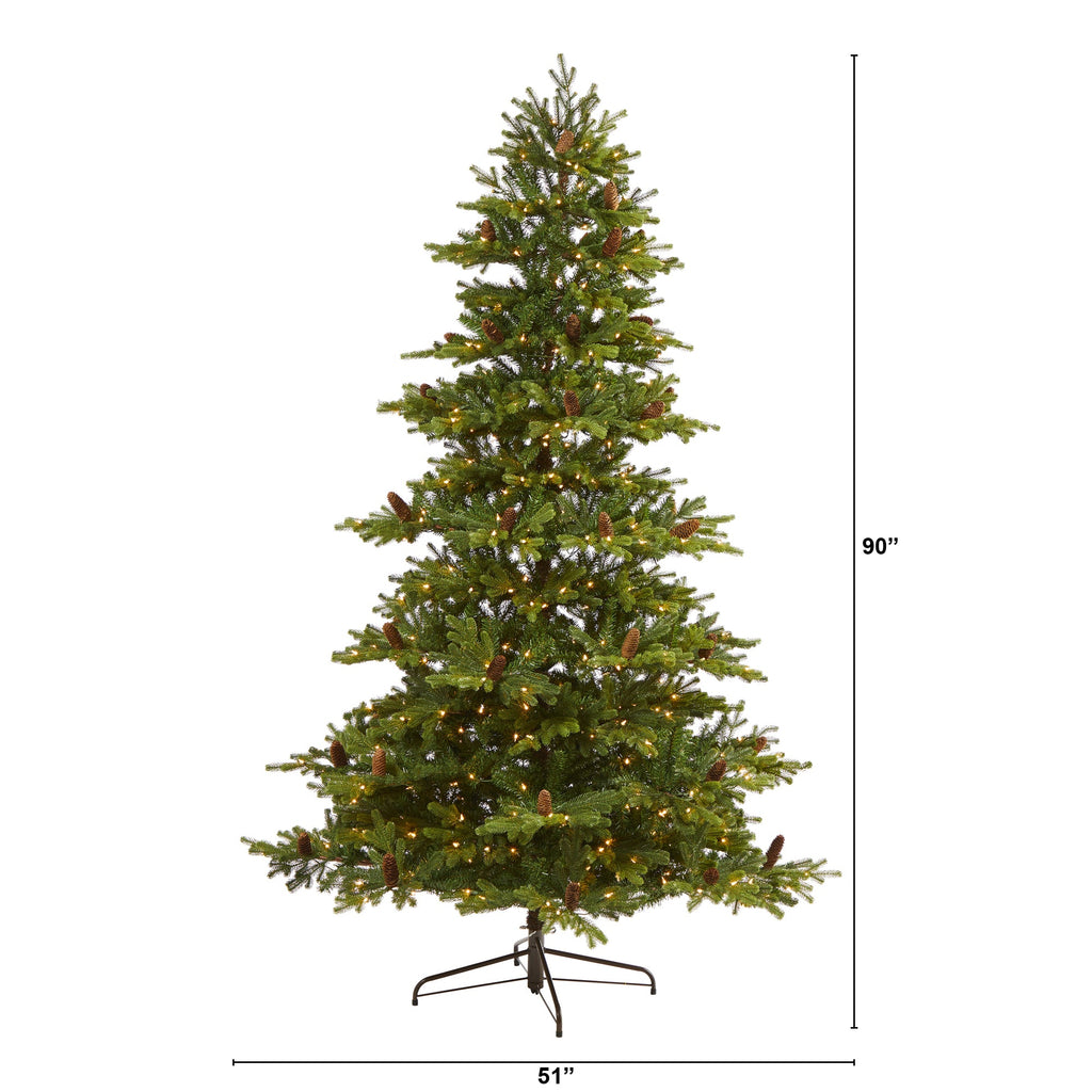 7.5' Yukon Mountain Fir Artificial Christmas Tree