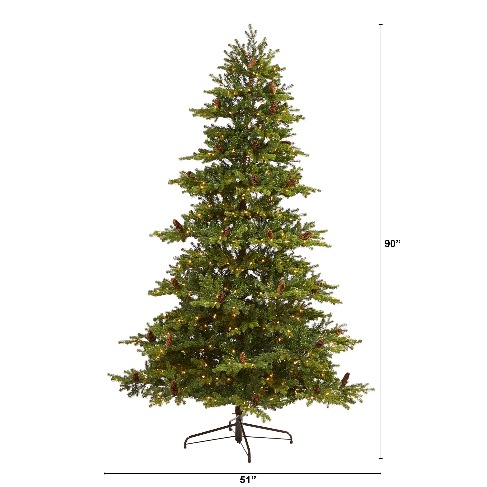 7.5' Yukon Mountain Fir Artificial Christmas Tree