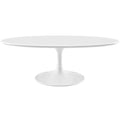 Lippa 48" Oval-Shaped Wood Coffee Table by Modway
