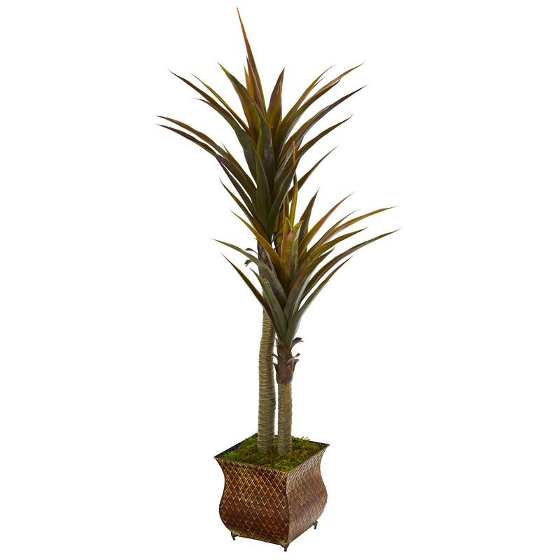 61"  Yucca Artificial Tree in Decorative Planter