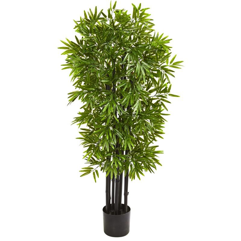 51"  Bamboo Artificial Tree with Black Trunks UV Resistant (Indoor/Outdoor)