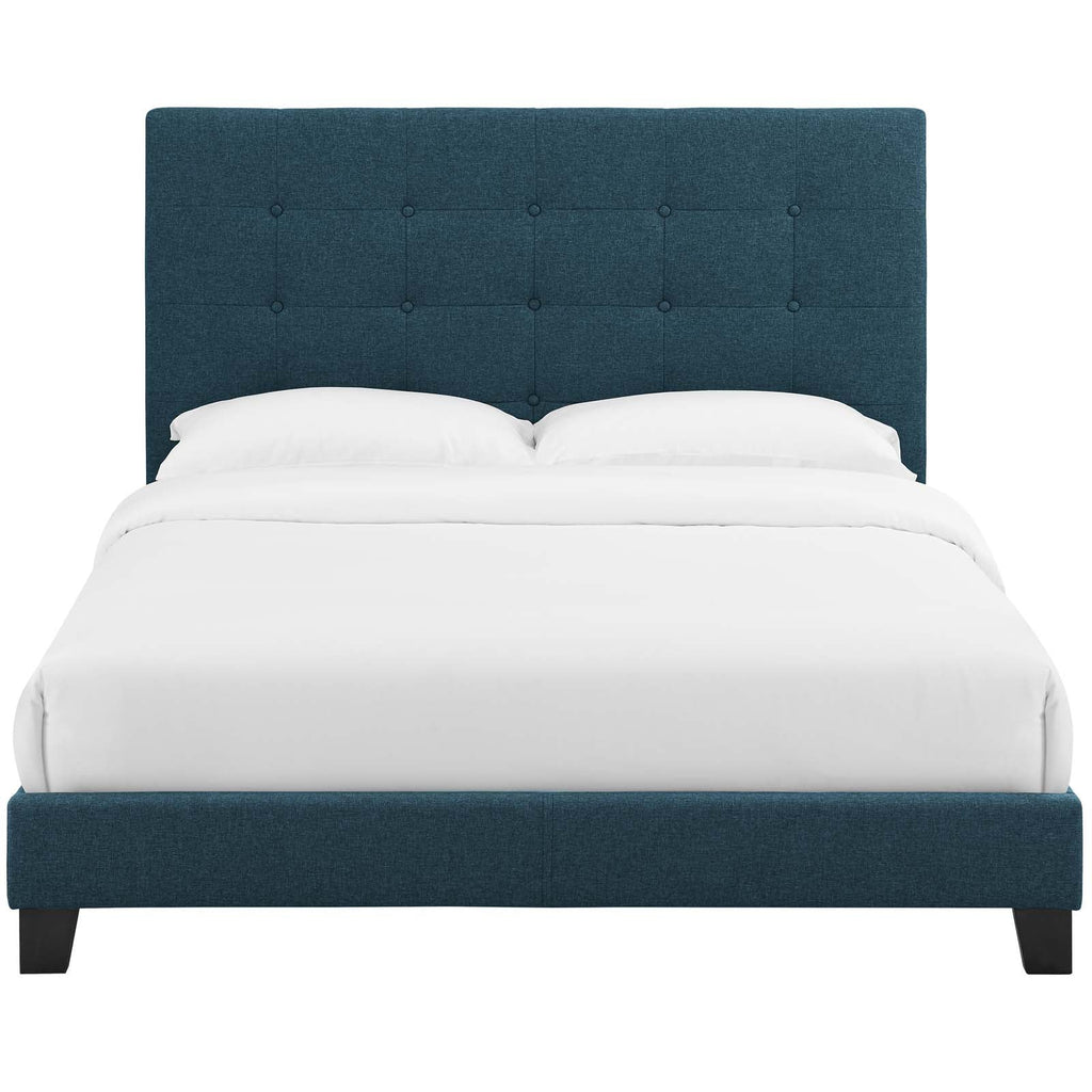 Melanie Tufted Button Upholstered Fabric Queen Platform Bed by Modway