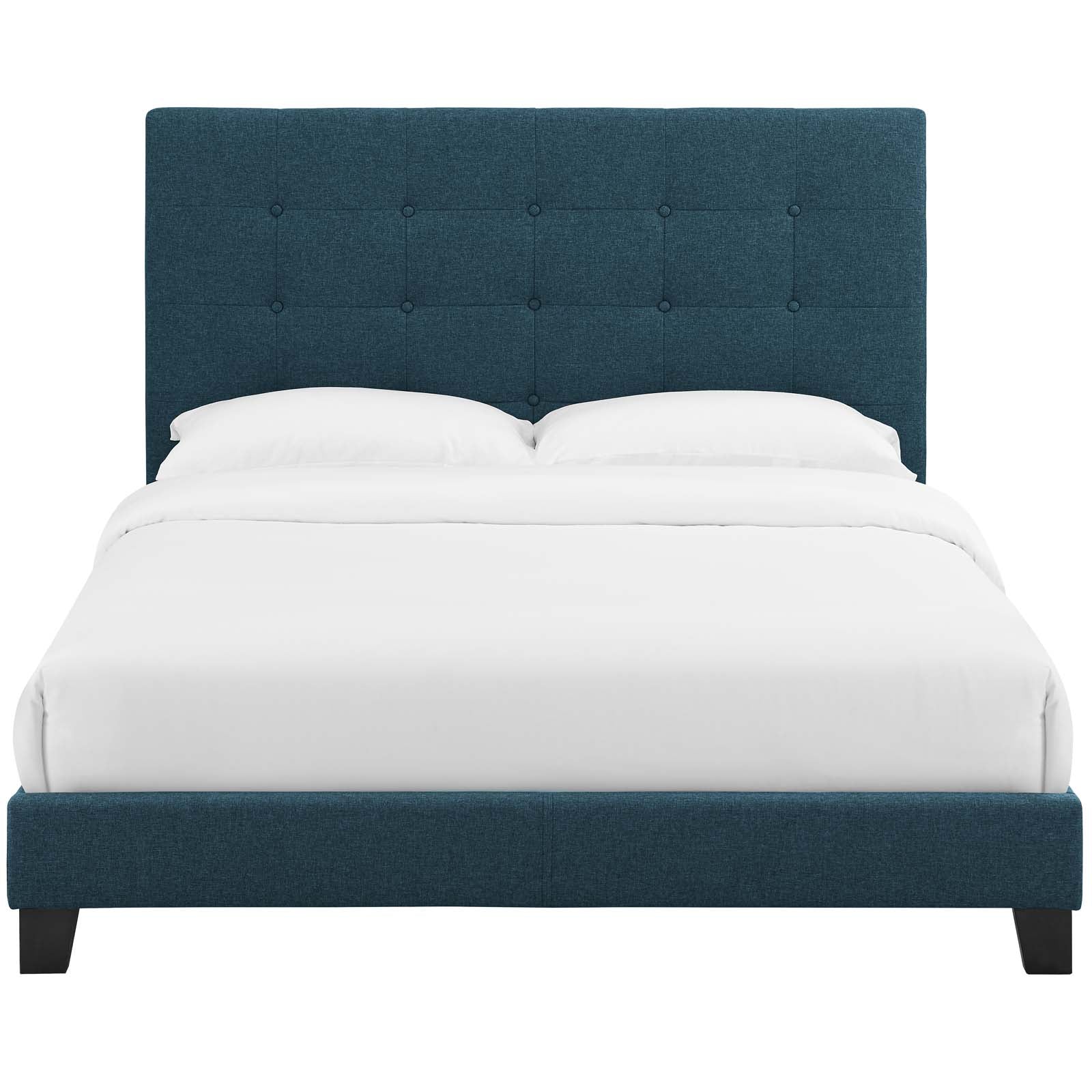 Melanie Tufted Button Upholstered Fabric Queen Platform Bed by Modway