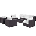 Convene 8 Piece Outdoor Patio Sectional Set by Modway