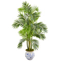 58"  Areca Palm Artificial Tree in Floral Planter