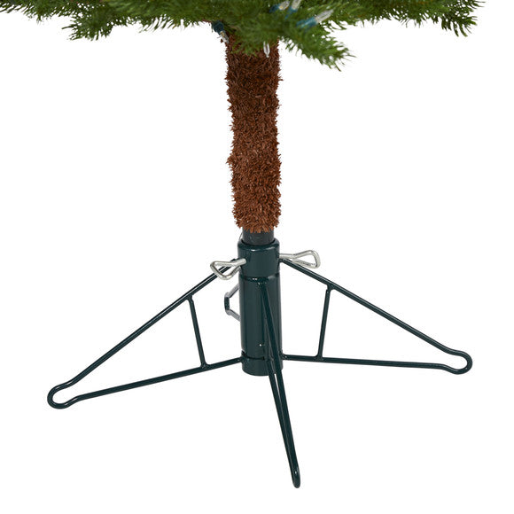 5' Fairbanks Fir Artificial Christmas Tree with 150 Clear Warm LED Lights