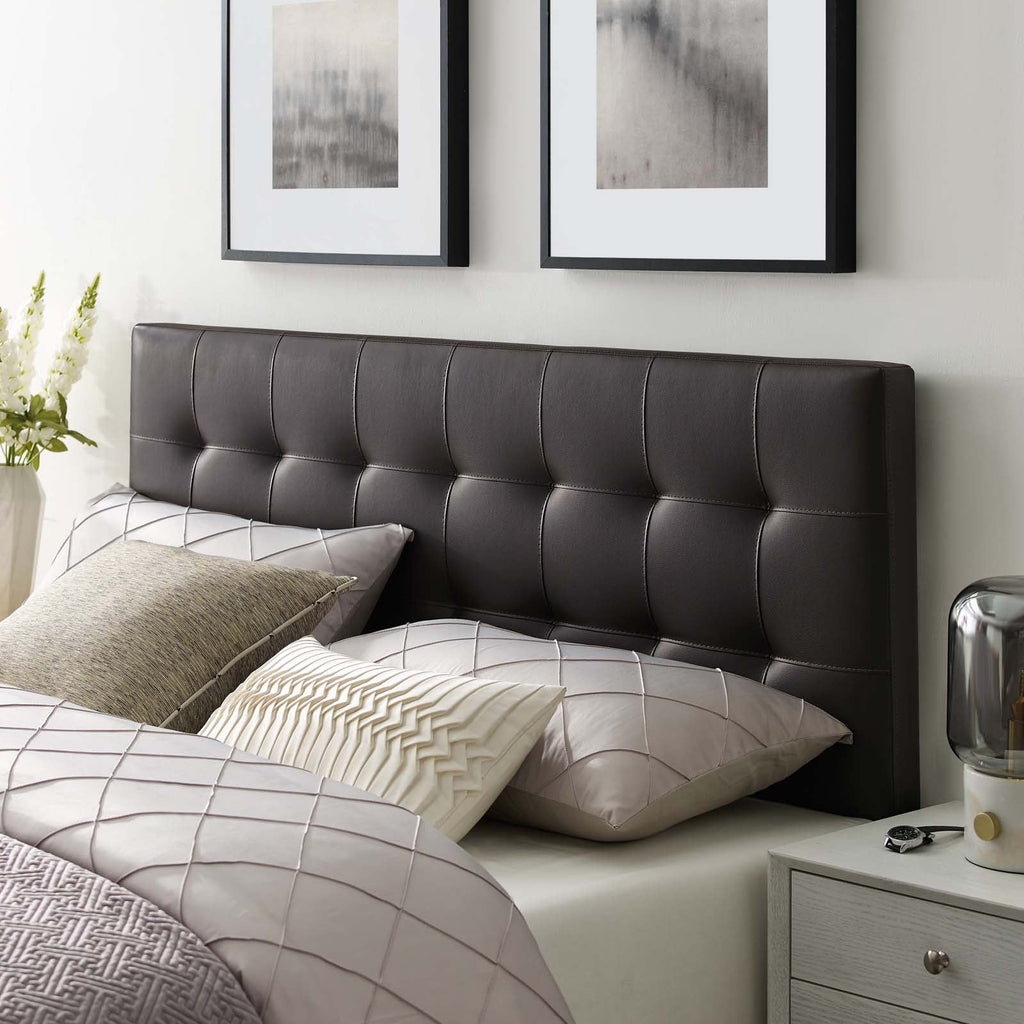 Lily Upholstered Vinyl King Headboard by Modway