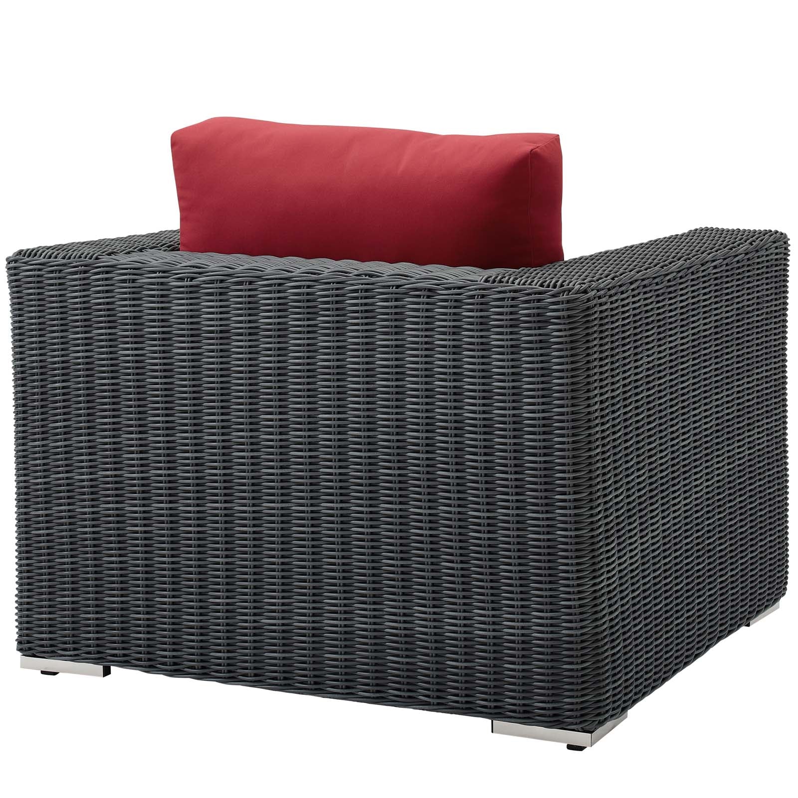 Summon Outdoor Patio Fabric Sunbrella¨ Armchair by Modway