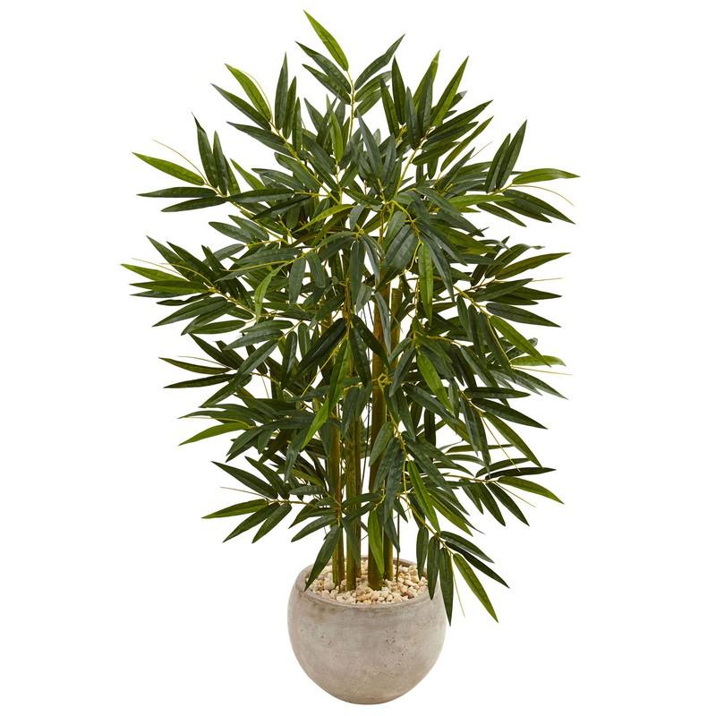 4' Bamboo Tree in Sand Colored Bowl