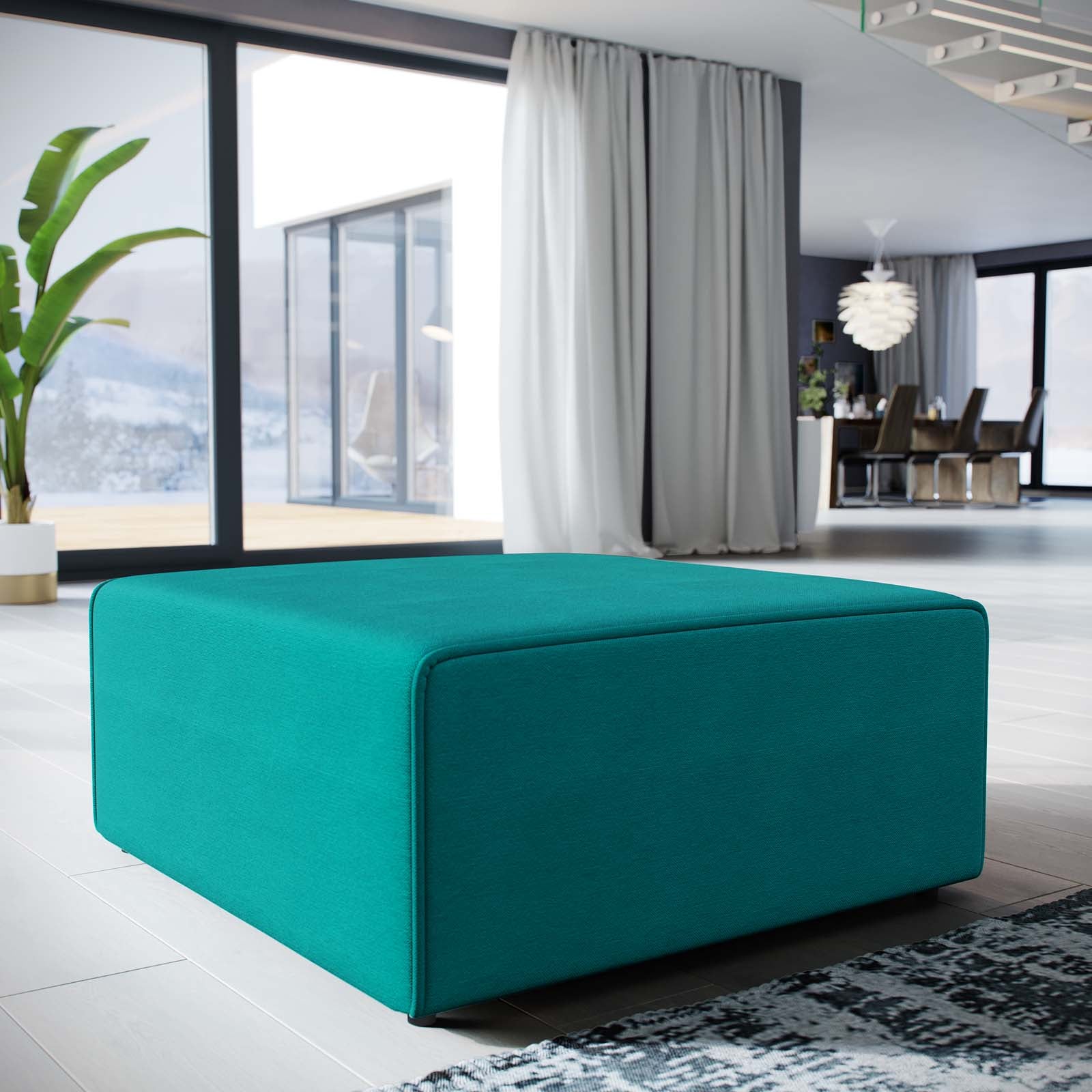 Mingle Fabric Ottoman by Modway