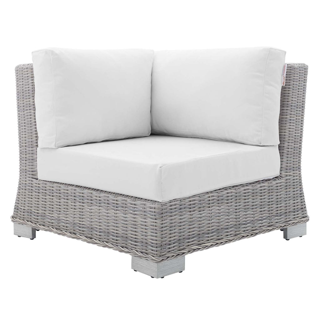 Conway Sunbrella¨ Outdoor Patio Wicker Rattan Corner Chair by Modway