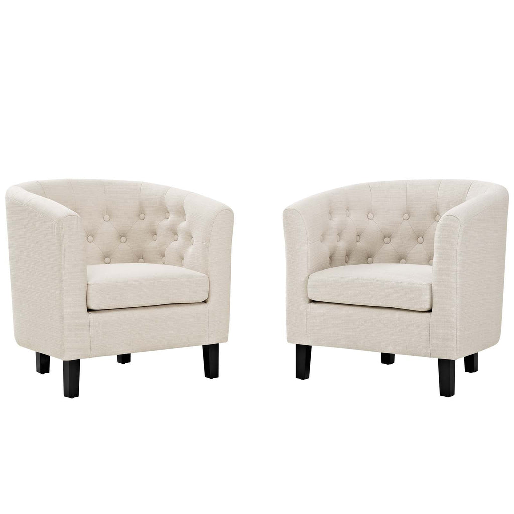 Prospect 2 Piece Upholstered Fabric Armchair Set by Modway