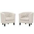 Prospect 2 Piece Upholstered Fabric Armchair Set by Modway