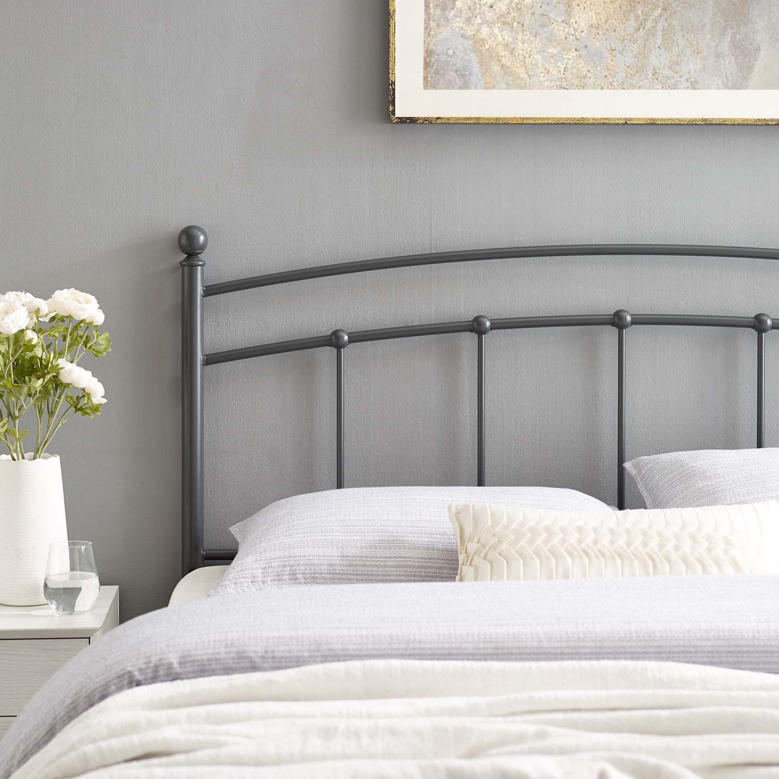 Abigail Metal Twin Headboard by Modway