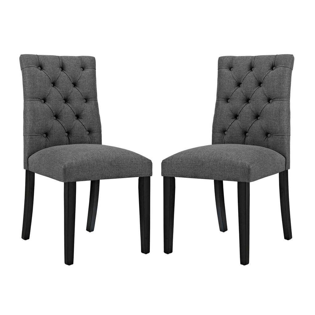 Duchess Fabric Dining Chair Set of 2 by Modway