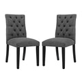 Duchess Fabric Dining Chair Set of 2 by Modway