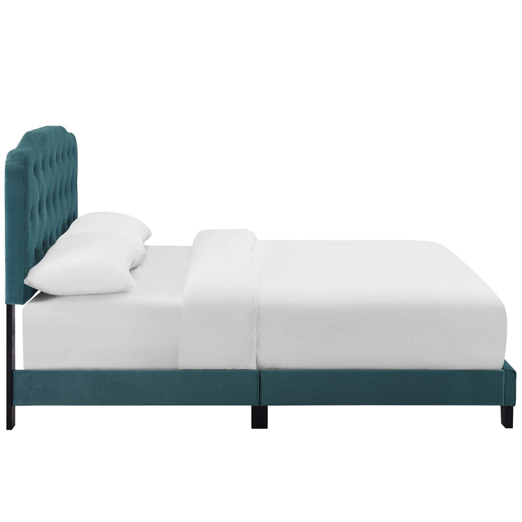 Amelia Performance Velvet Queen Bed by Modway