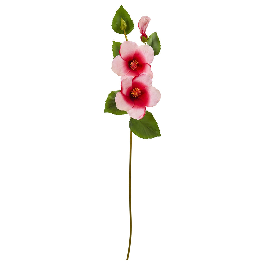 28" Hibiscus Artificial Flower (Set of 12)
