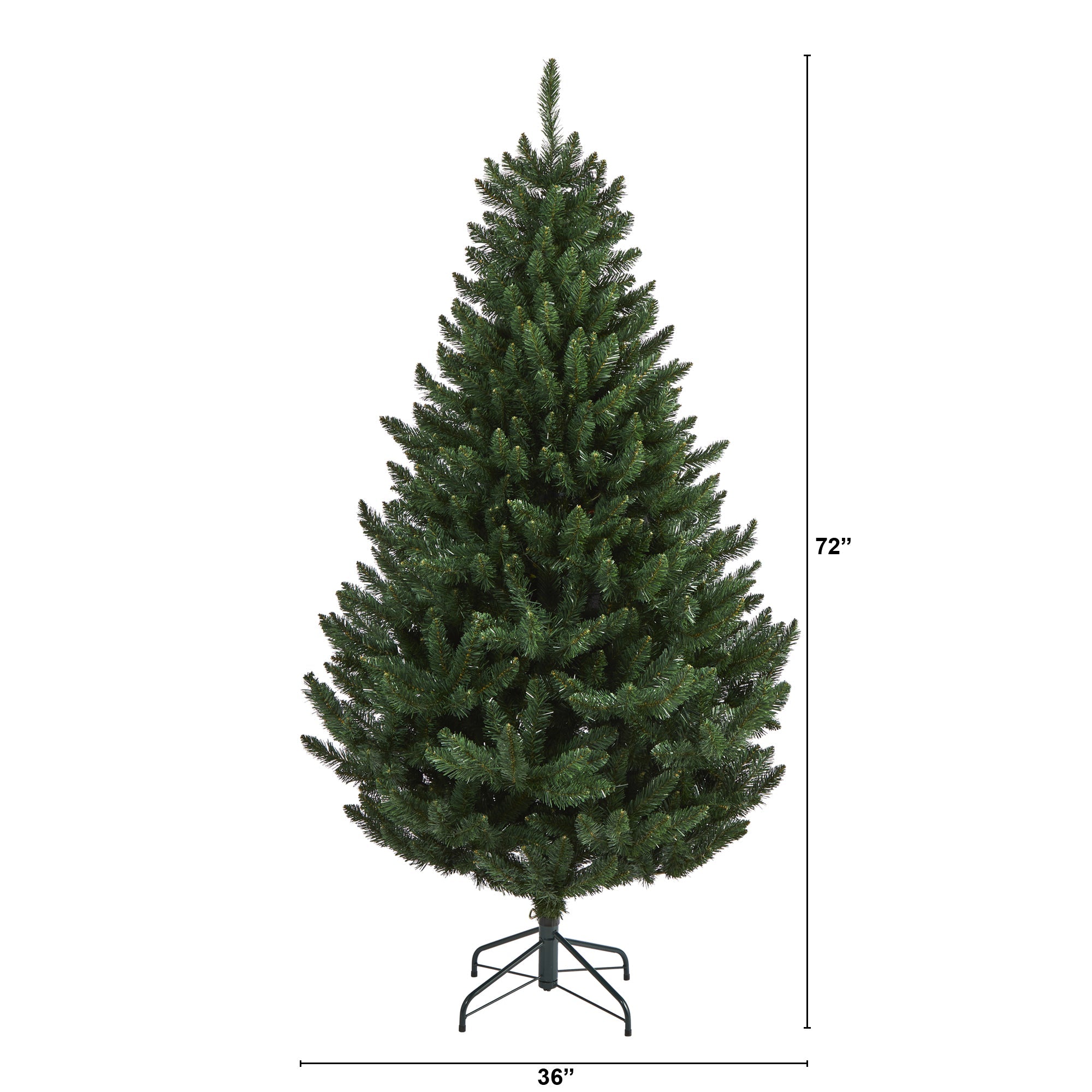 6' Northern Rocky Spruce Artificial Christmas Tree with 838 Bendable Branches