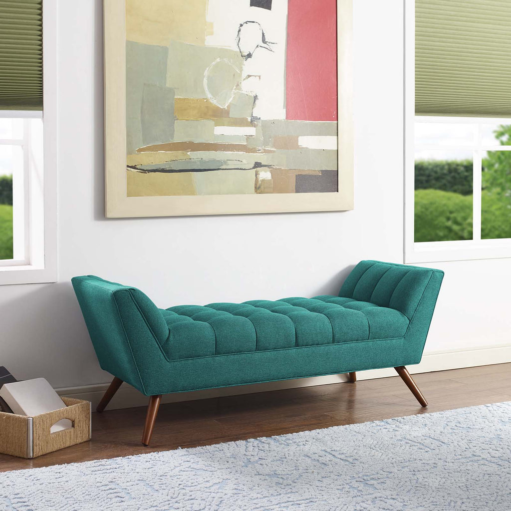 Response Medium Upholstered Fabric Bench by Modway