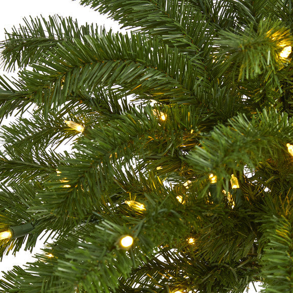 5' Christmas Palm Artificial Tree with 150 Warm White LED Lights