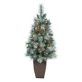 3.5' Frosted Tip British Columbia Mountain Pine Artificial Christmas Tree