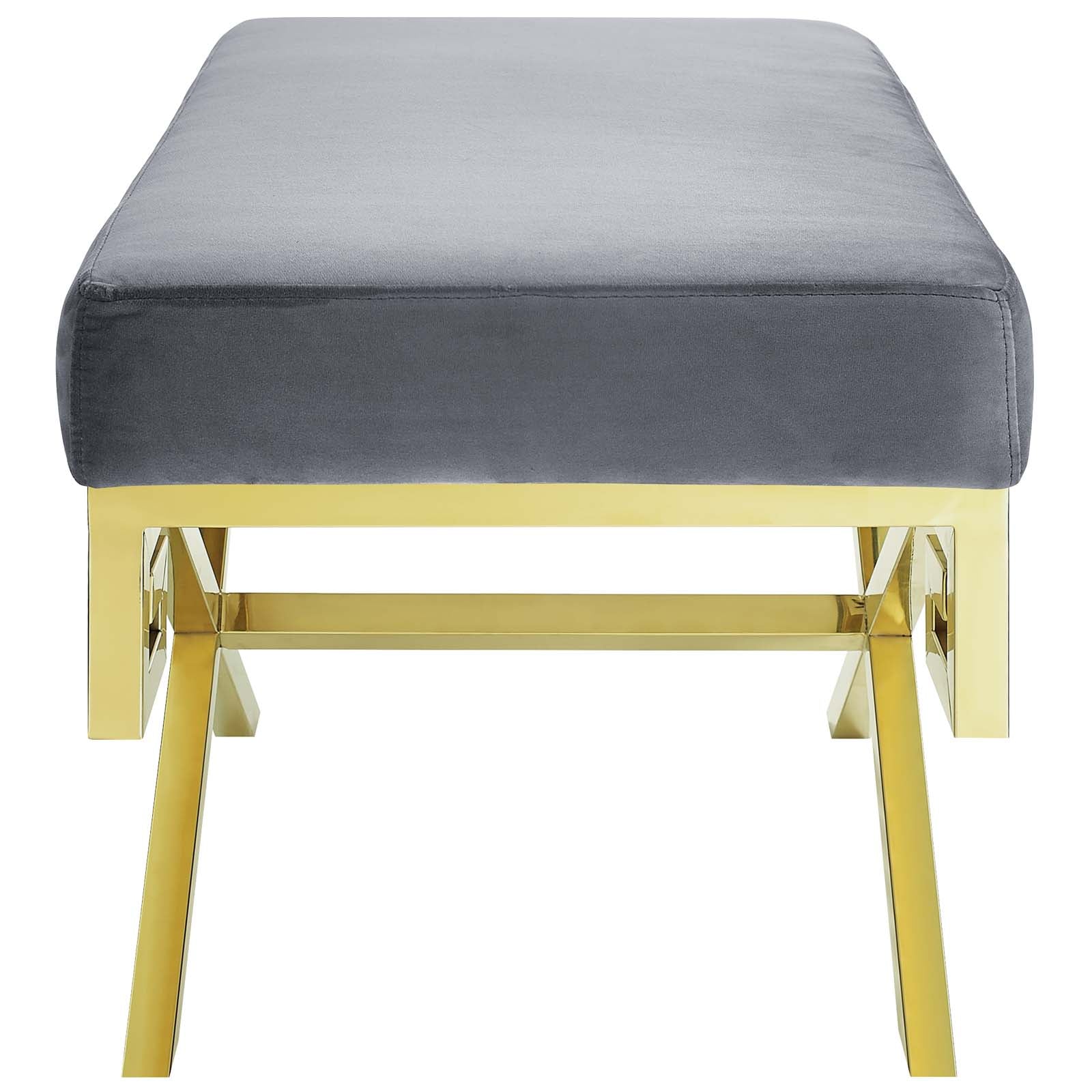 Rove Velvet Performance Velvet Bench by Modway