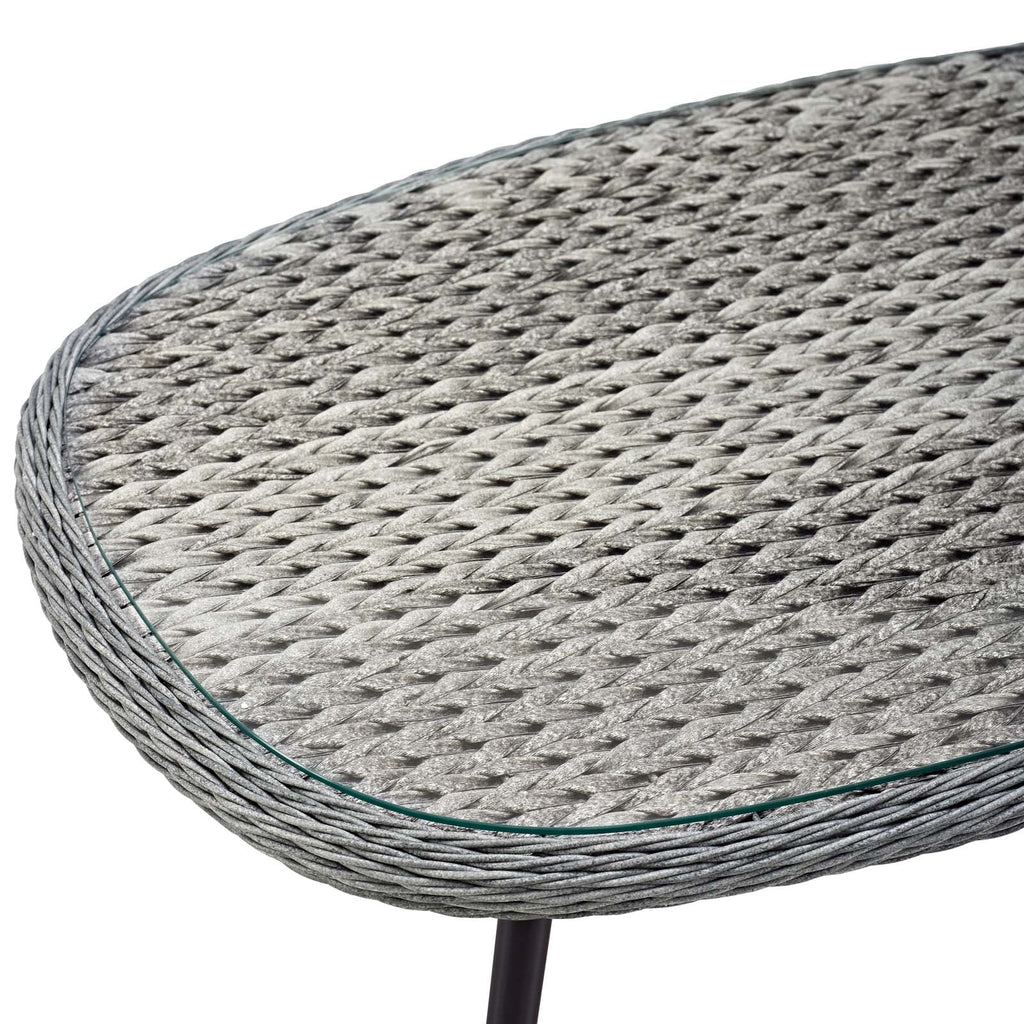 Endeavor Outdoor Patio Wicker Rattan Coffee Table by Modway