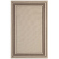 Rim Solid Border Indoor and Outdoor 8x10 Area Rug by Modway