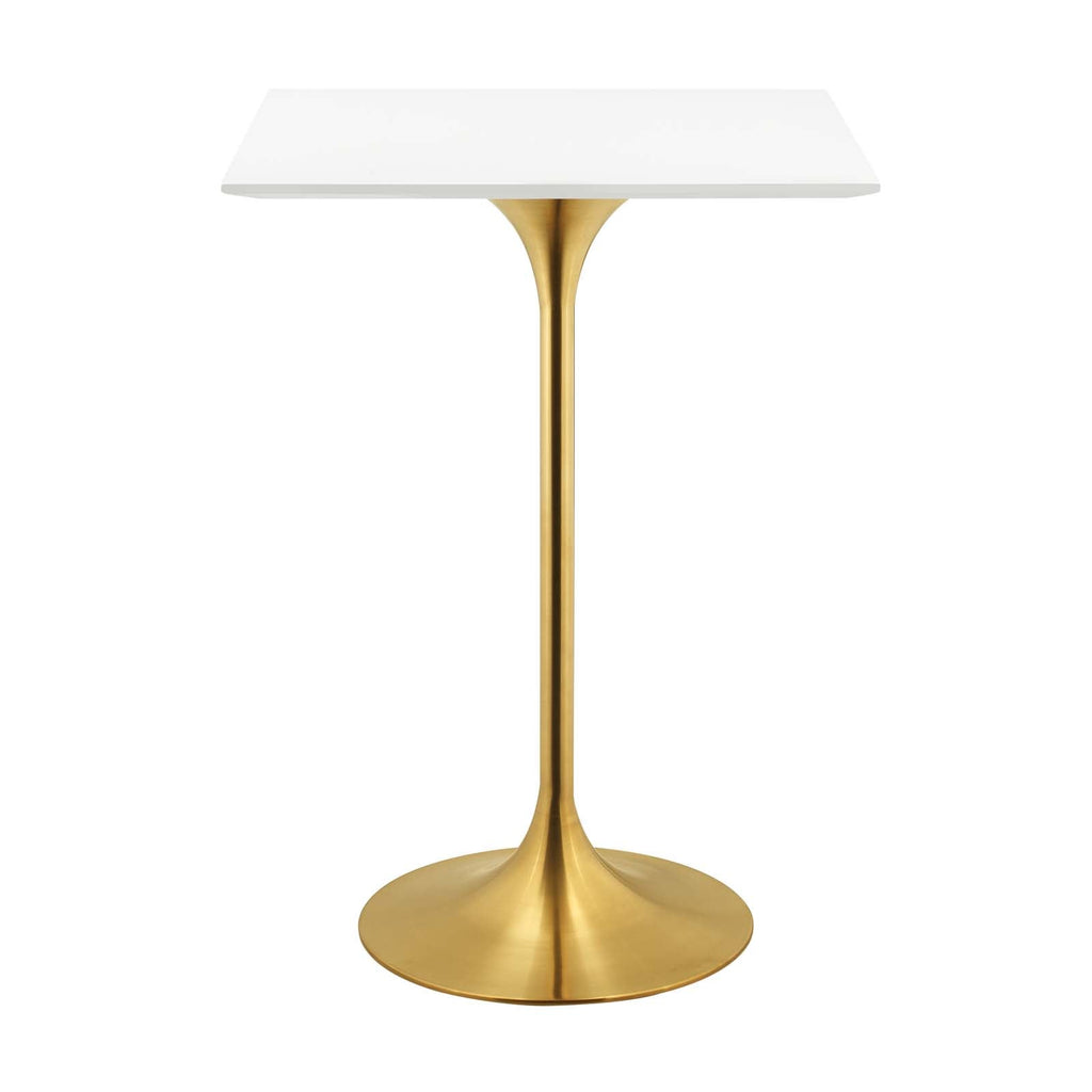 Lippa 28" Square Wood Bar Table by Modway